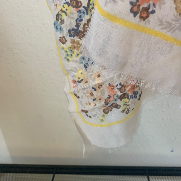 Woven‎ Heart floral kimono OSFA summer layer or swim coverup - Picture 4 of 6